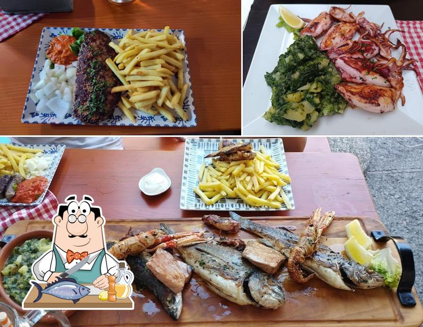 Salmone grigliato al Tavern Kod Veska