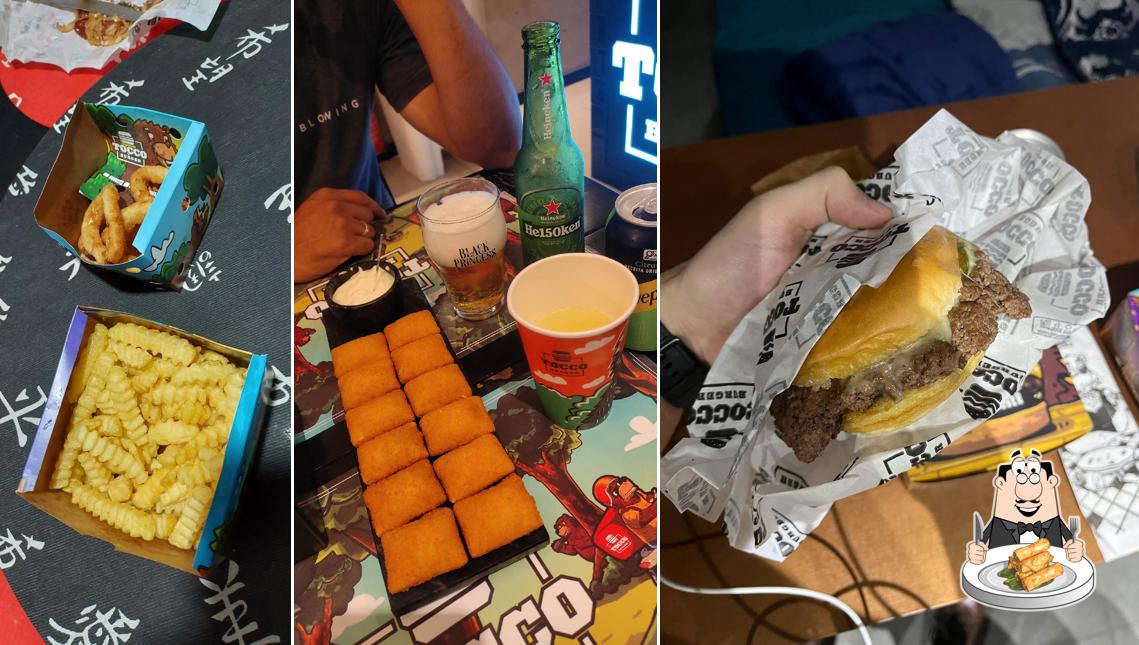 Rolinho primavera em Tocco Burger Moema