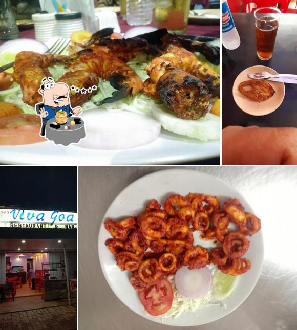 Food at Viva Goa Restaurant and Bar