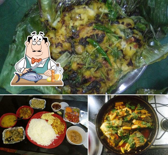 Grilled salmon at Petuk Dhaba