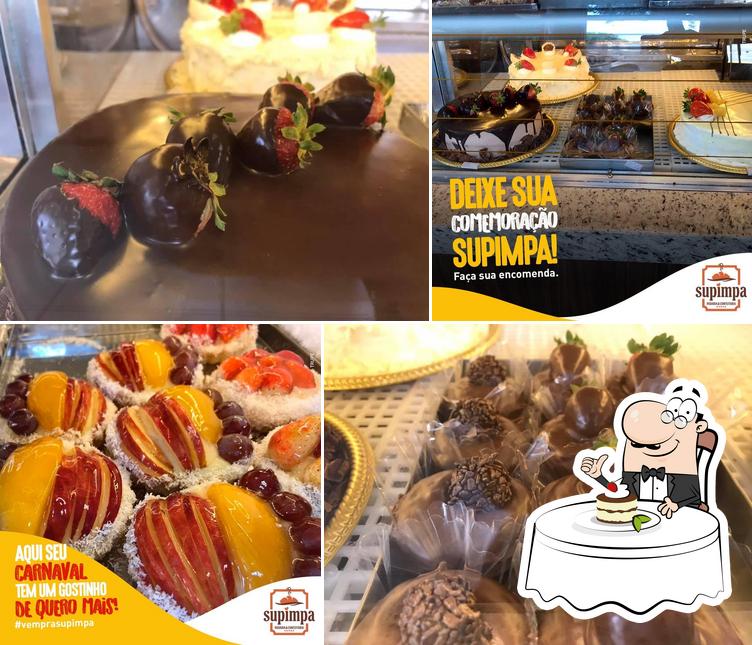 Supimpa - Padaria, Confeitaria e Restaurante oferece uma seleção de pratos doces