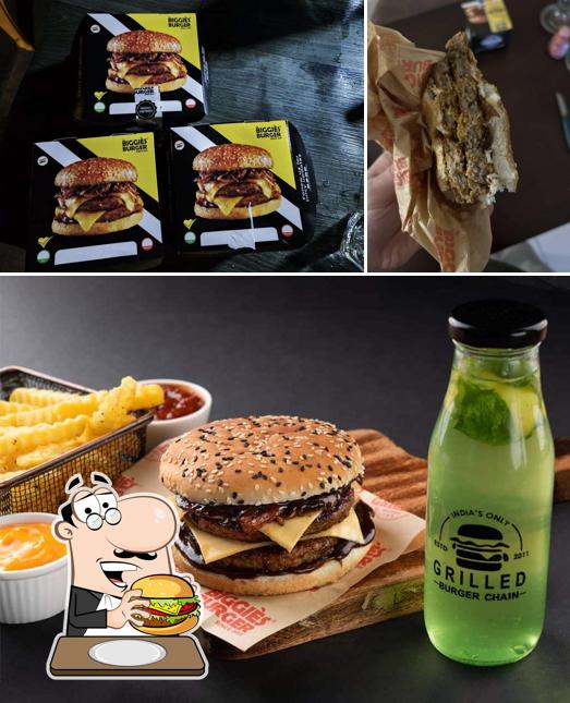 Order a burger at Biggies Burger