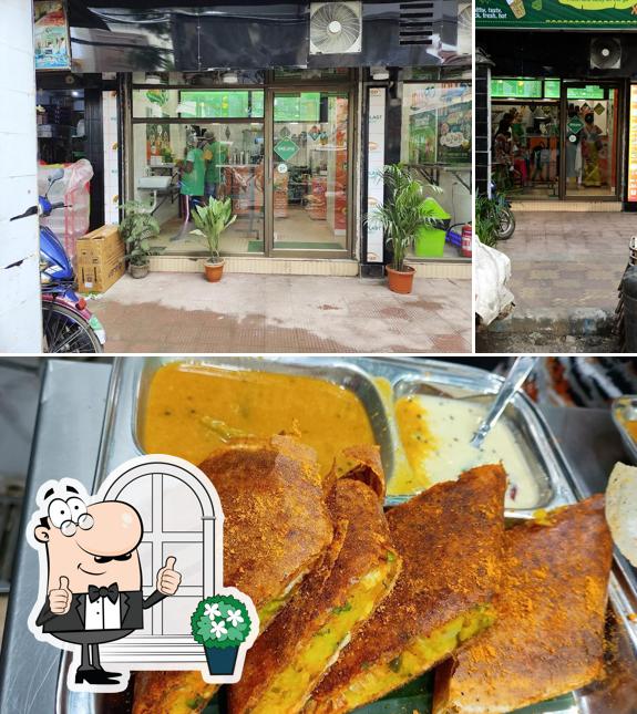 This is the image showing exterior and food at IdlyGo Xpress