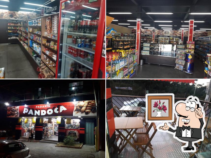 O interior do Padaria Pandoca