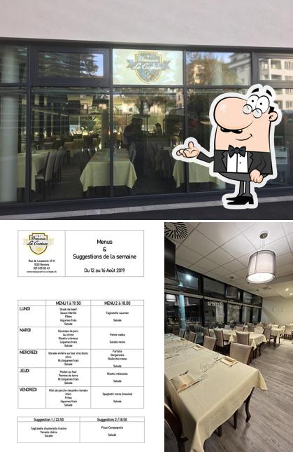 Gli interni di Brasserie La Croisée