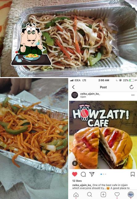 Food at Howzatt Cafe