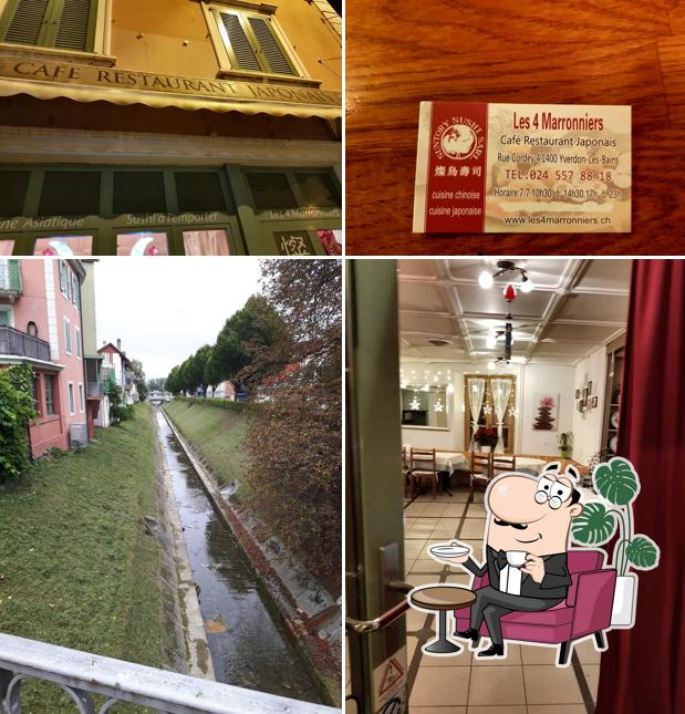 Siediti a un tavolo di Les 4 Marronniers