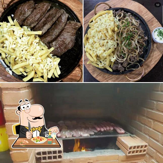 Comida em Bar Clube Recanto do Curió