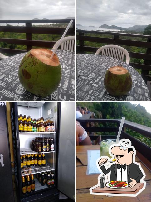 Platos en Mirante Bar Baleia