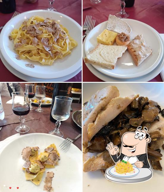 Spaghetti alla carbonara al Trattoria Bossari