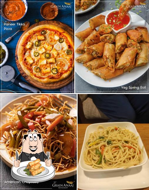 Spring rolls at The Grain Anaaj Restaurant