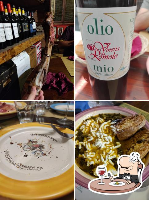 Platti al Vineria Da Romolo