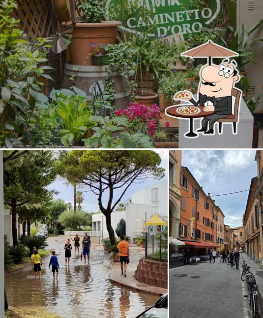 Goditi la vista dagli esterni di Caminetto d'Oro