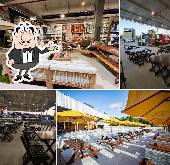 O interior do Opa Bier Santos Dumont