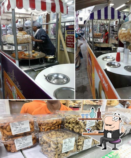 The interior of Sarvani Sweets