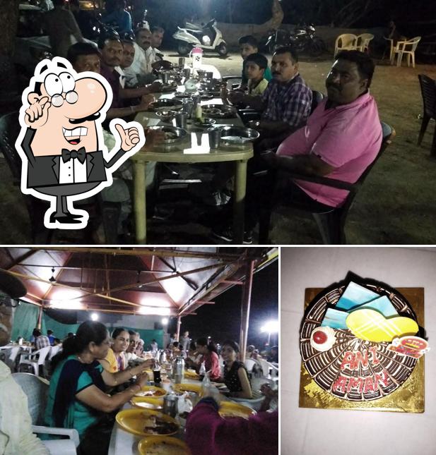 The interior of Sadguru Punjabi Dhaba