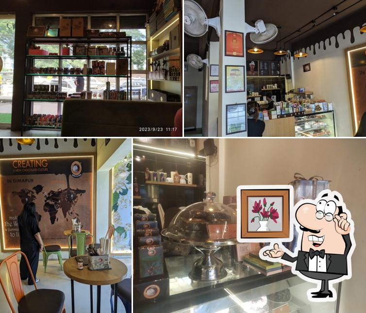 The interior of The Chocolate Room Dimapur