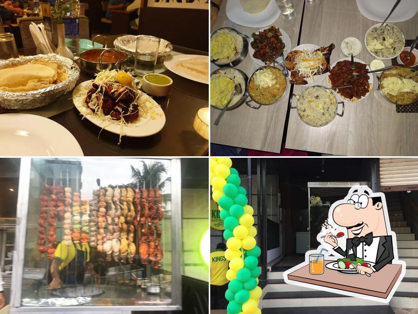 Food at Kings Restaurant