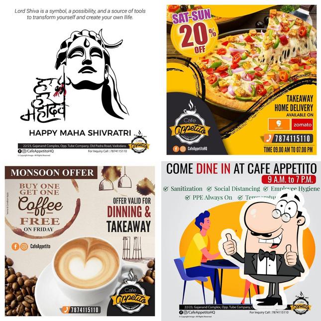 Look at the image of cafe appetito