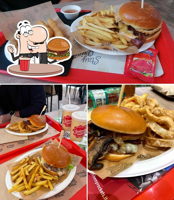 Commandez un hamburger à Johnny Rockets