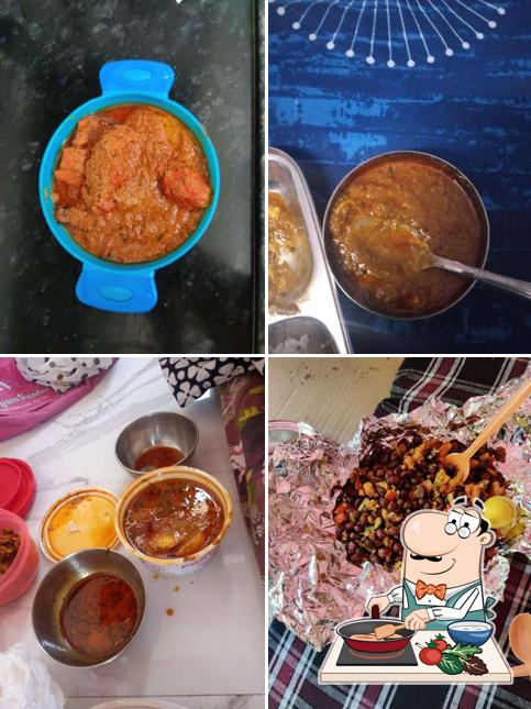 Chicken curry at Pratap Hotel