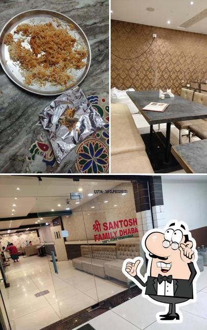 Among various things one can find interior and beverage at Shree Sangam Family Dhaba Madinaguda