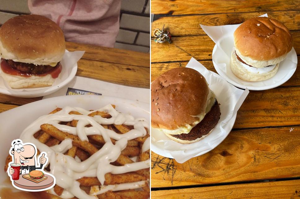 Treat yourself to a burger at Tim’s Burger Barn