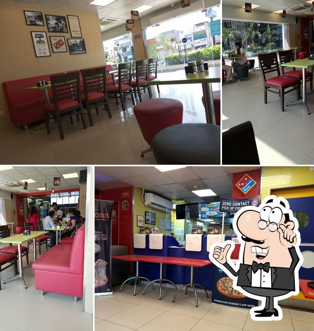 The interior of Domino's Pizza Krishna Nagar, Ahmedabad