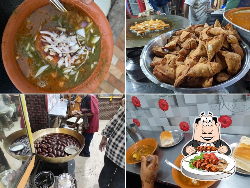 Food at Kishore Paties wala