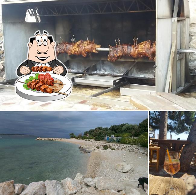 La cibo e birra del ristorante