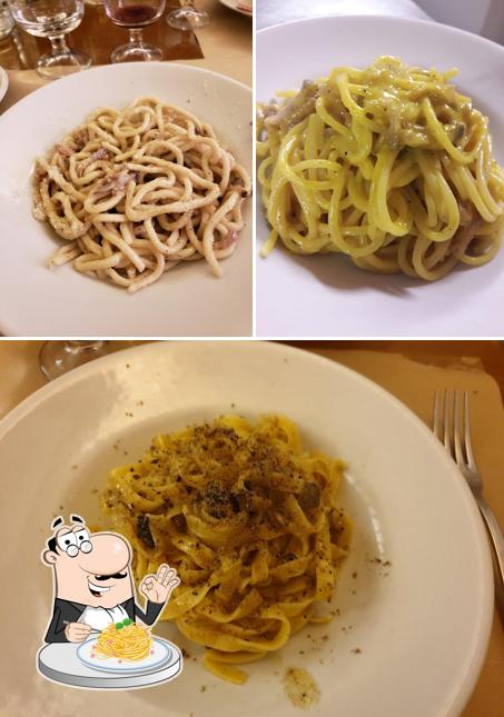 Spaghetti alla carbonara al Ristorante Brizi Perugia