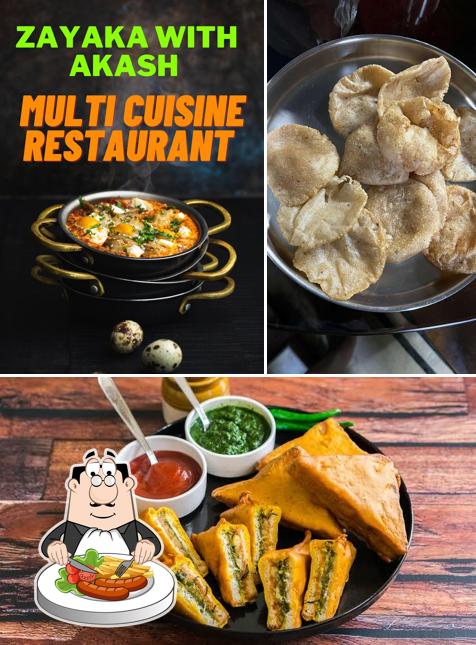 Food at Zayaka with Akash