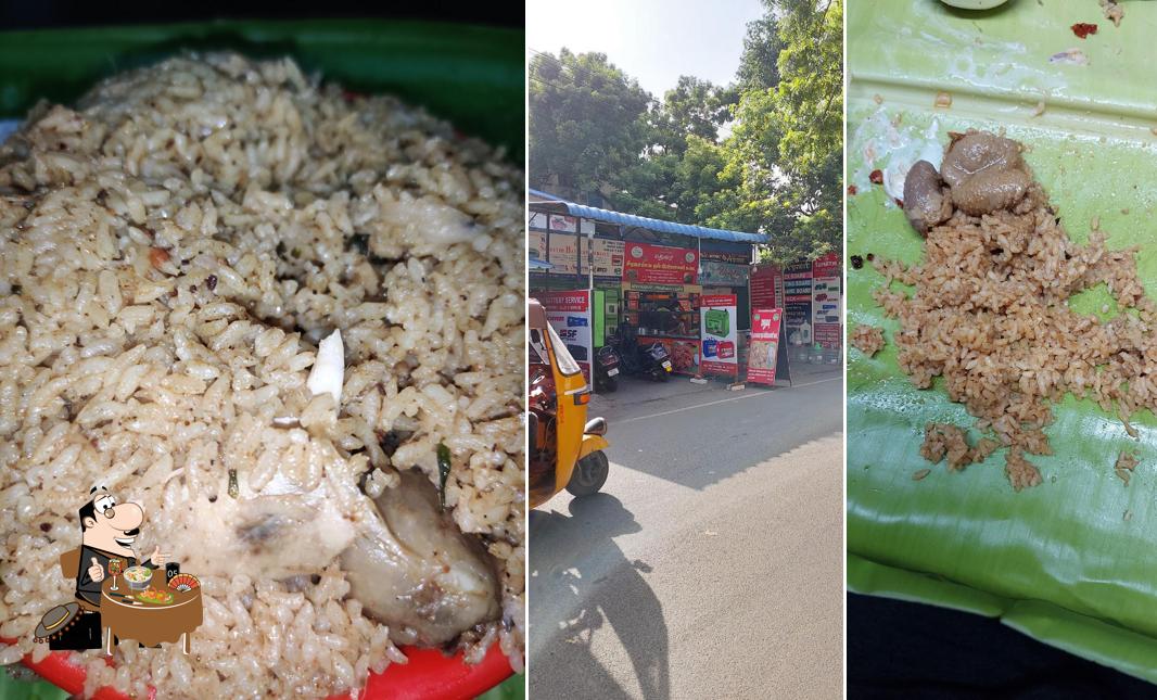 Food at Madurai seeraga samba dum biriyani kadai