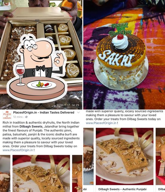 Food at Dilbagh Sweets