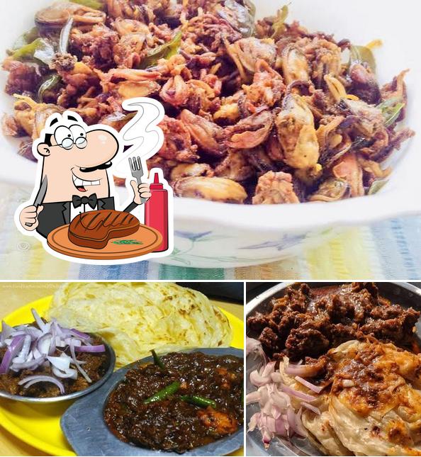 Order meat meals at Hotel Anhar