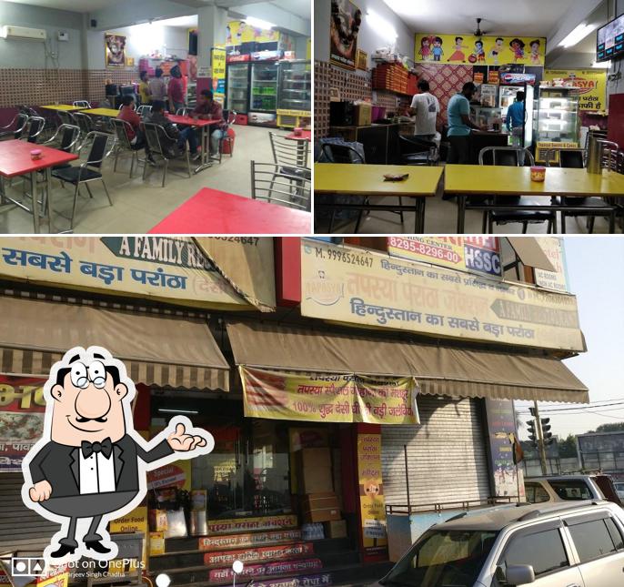 The interior of Tapasya Paratha Junction