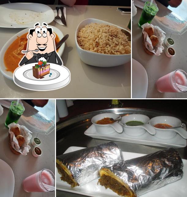 Bolo de chocolate em Maharani Culinária Indiana Campinas