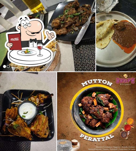 Food at Aasife Biriyani
