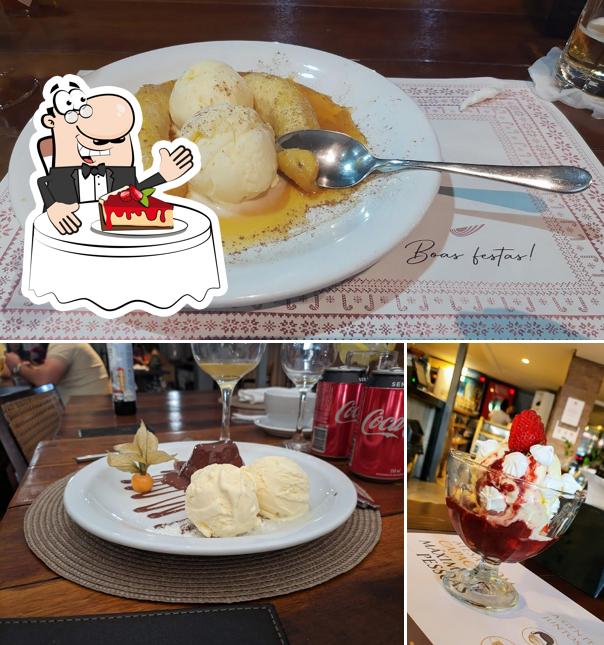 Peça uma das opções doces