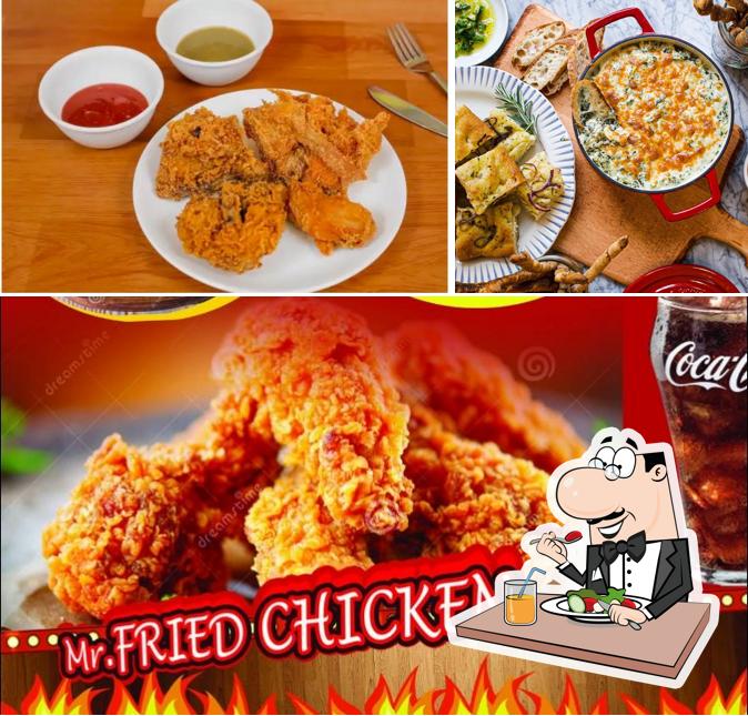 Food at Mr.Fried Chicken
