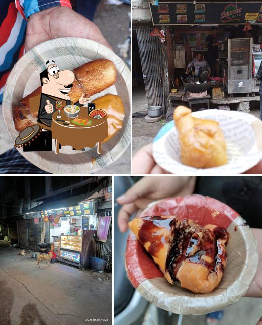 Food at Pappu Samose Waley