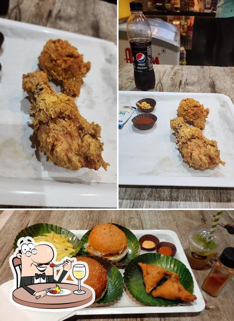 Fried chicken at Rollevs