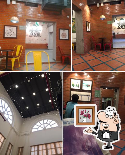 The interior of Chaayos