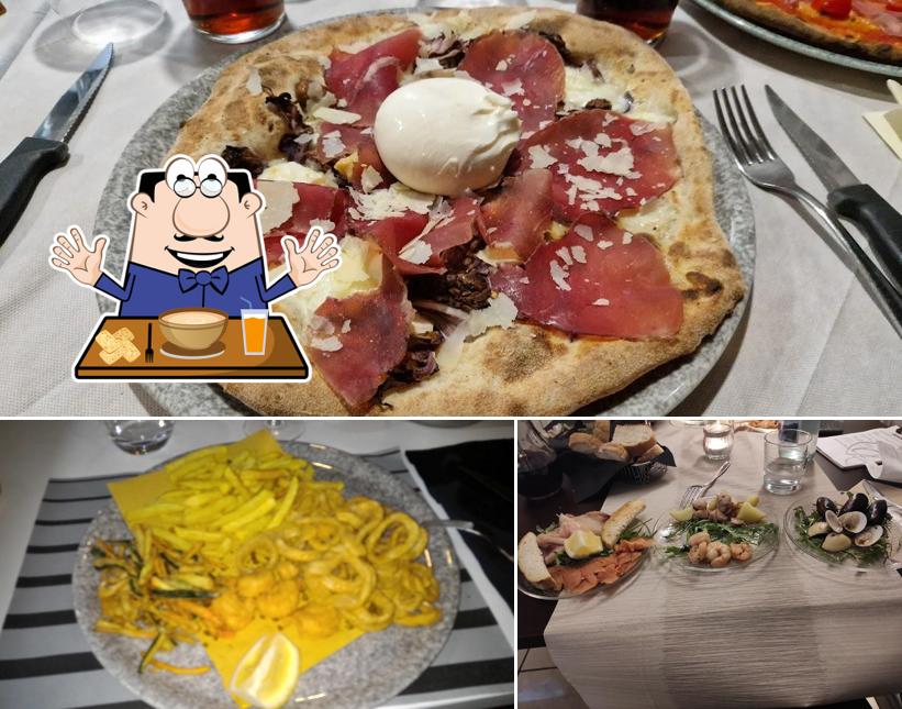 Cibo al Pizzeria Hamburgeria Impatto