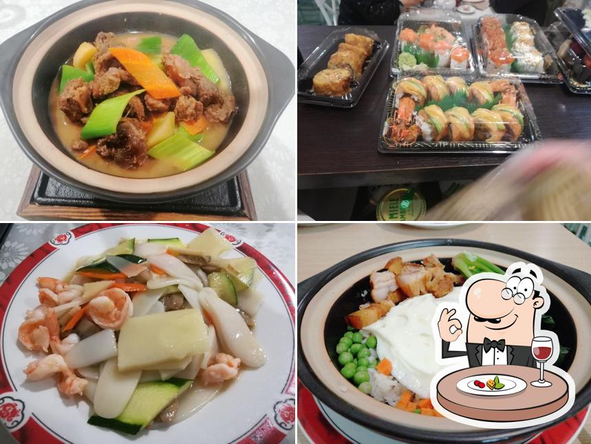 Cibo al Ristorante Cinese Acquario...sushi...servizio da asporto