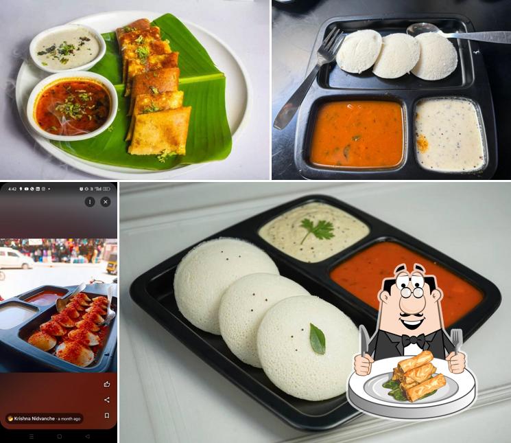 Spring rolls at Naadbramha Idli - Manaji Nagar