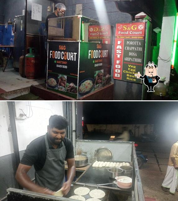 Enjoy a drink at S&G FOOD COURT