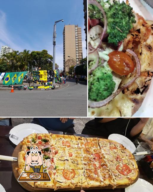 Consiga pizza no King Massas - Pizza com borda recheada