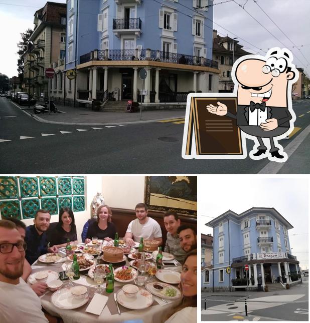 Guarda la immagine che mostra la esterno e tavolo da pranzo di Dragon