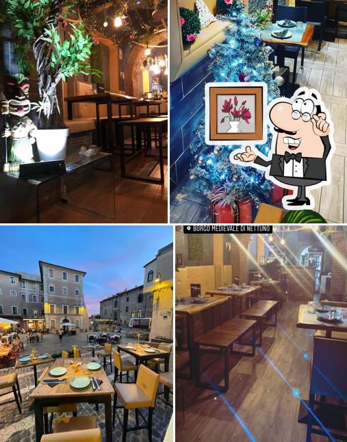 Gli interni di Blanco Wine Bar Pinsa Romana